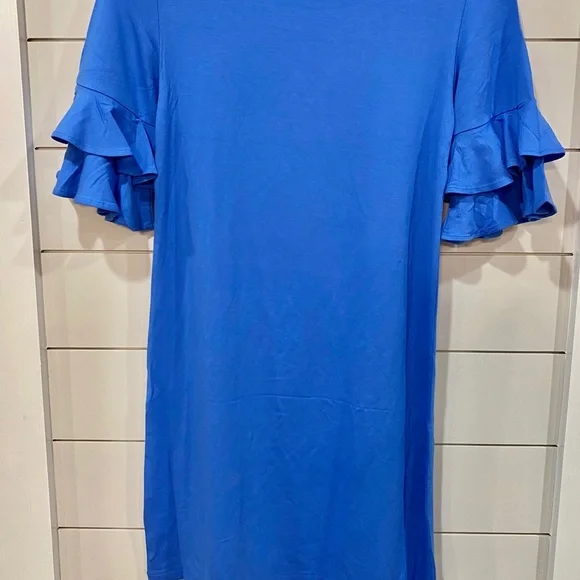 NWT Lilly Pulitzer Lula Dress Coastal Blue - Picture 4 of 6